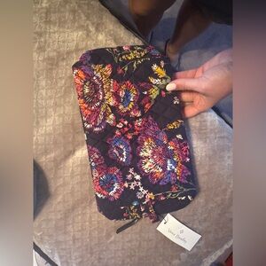 Vera Bradley Multicolor Floral Quilted Large Cosmetic Pouch